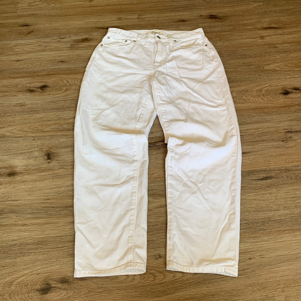 Madewell The Slouchy Boyjean - High Rise Straight Leg Denim Jeans - Size 27